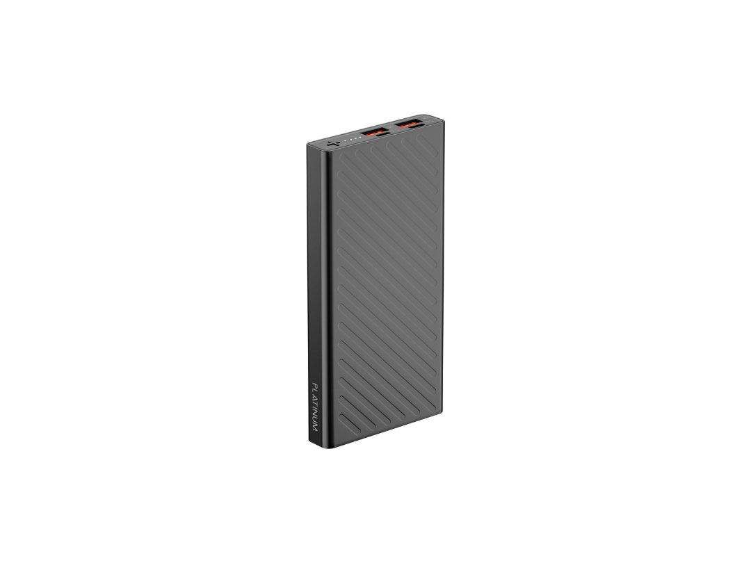 Platinum FLARE PD Power Bank 10000mAh - Fast Charging, Black Platinum FLARE PD Power Bank 10000mAh - Fast Charging, Black